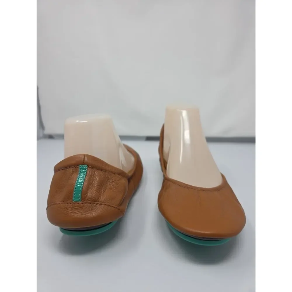 Tieks Gavrieli Size 11 Tan Brown Ballet Flats Leather Womens